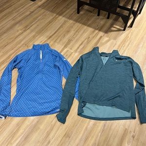 *Bundle* 2 Women’s Nike Quarter Zips Size M